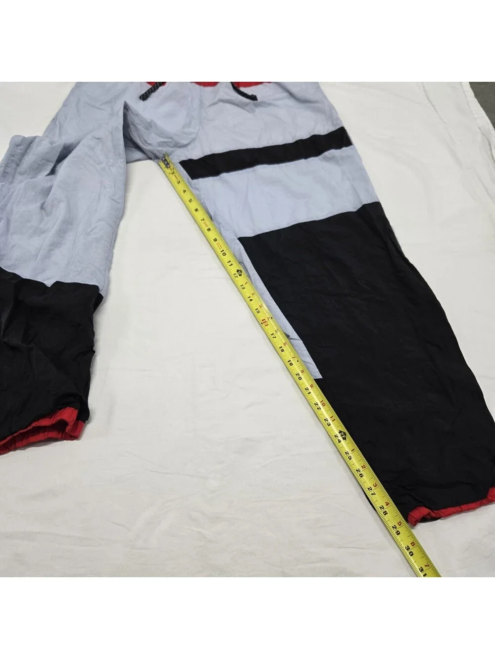 EUC Men's XL Nike Flight Series Colorblock Sweatpants Grey Black Red CN8512-436